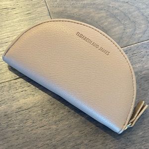 Elizabeth and James camel half moon wallet Vegan